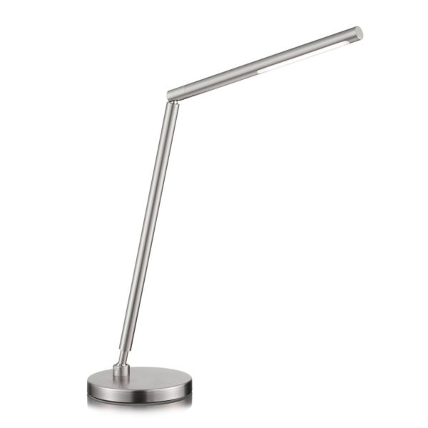 Knapstein Lampe table LED Dina-T nickel mat commande gestes Knapstein