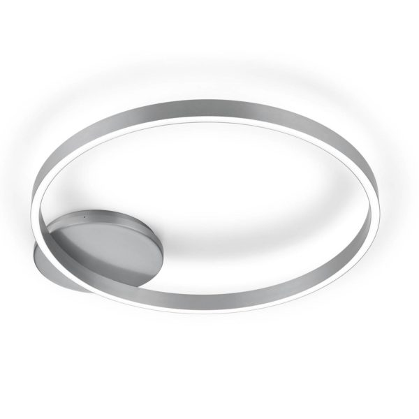 Knapstein Plafonnier LED Anel-60 nickel mat