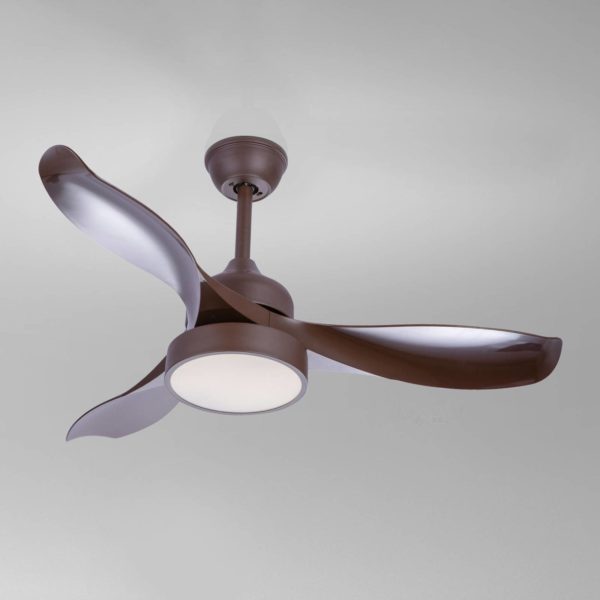 Globo Ventilateur de plafond 03610 à télécommande, brun Globo