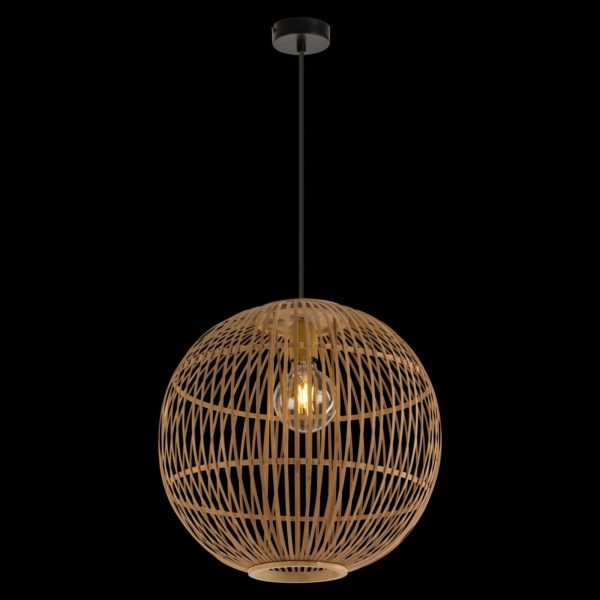 Globo Suspension Hildegard en bambou