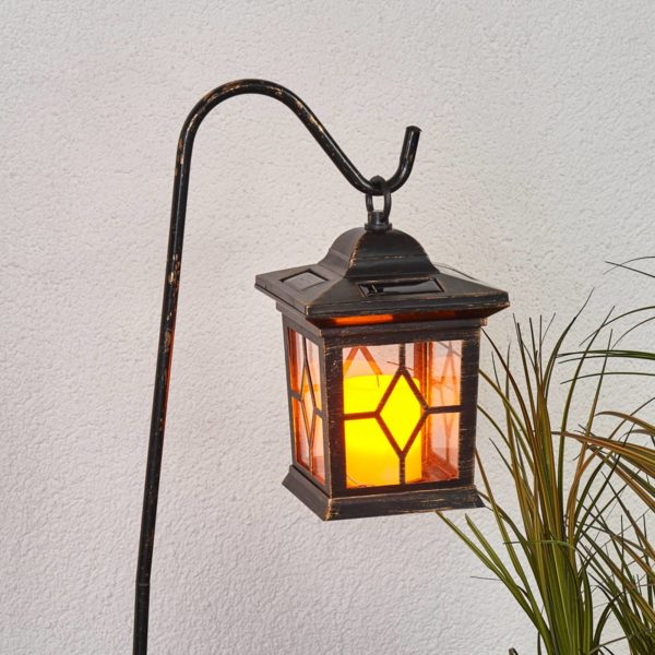 Lindby Lanterne solaire LED décorative Beata en set LINDBY