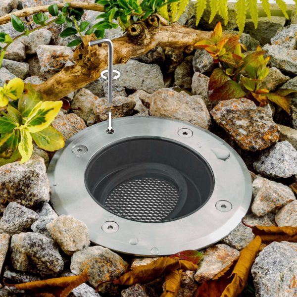 EVN Pentola lampe encastrable inox Ø13,5cm 4000K EVN