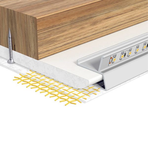 EVN APTBU profilé alu orienté mur 200cm alu EVN