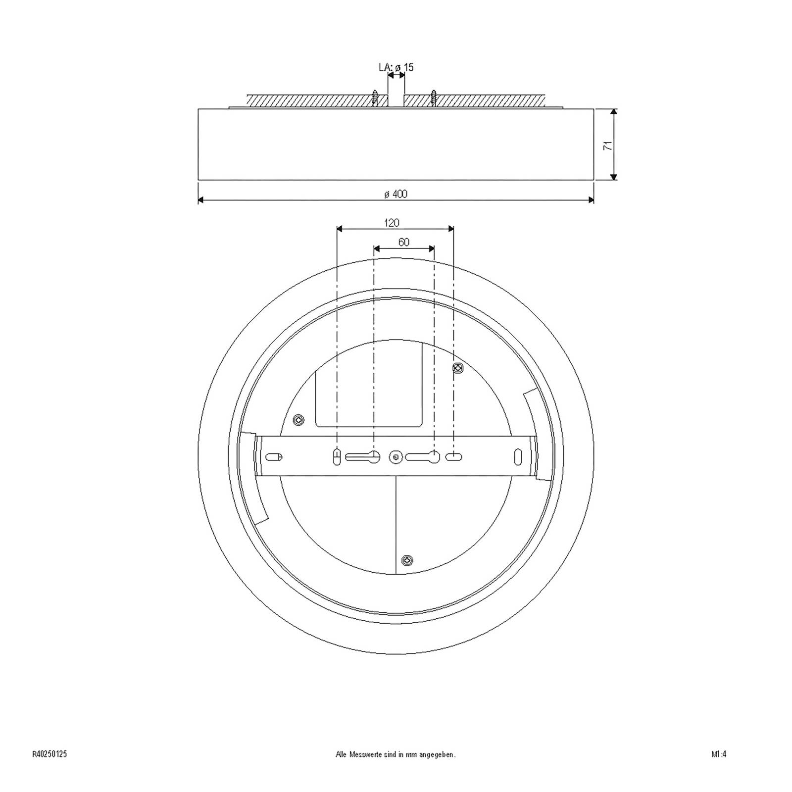 EVN Plafonnier LED Sauro