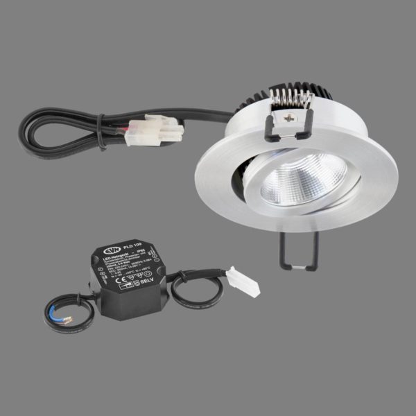 EVN PC20 lampe avec variateur 3000K alu EVN
