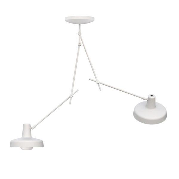 GRUPA Arigato Plafonnier à 2 lampes 70cm blanc GRUPA