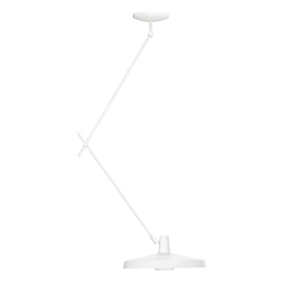GRUPA Arigato Deck 1 lampe 140cm Ø45cm blanc GRUPA