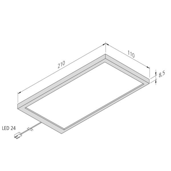 Hera Lampe sous meuble LED Sky par 3