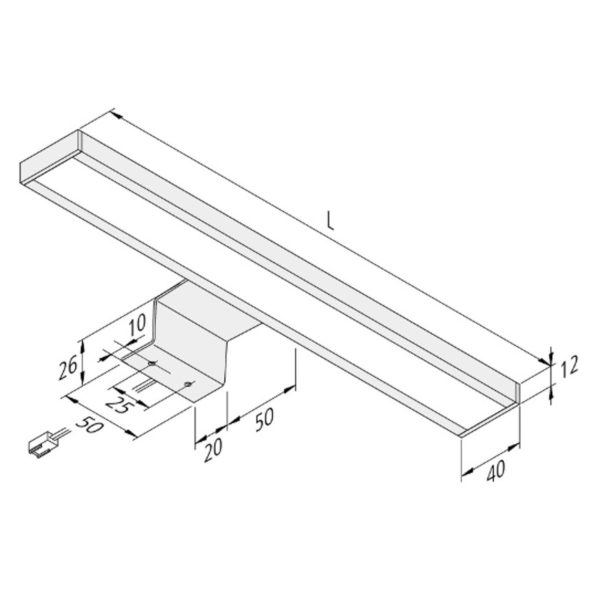 Hera Lampe pour meubles LED Lugano 4.000K