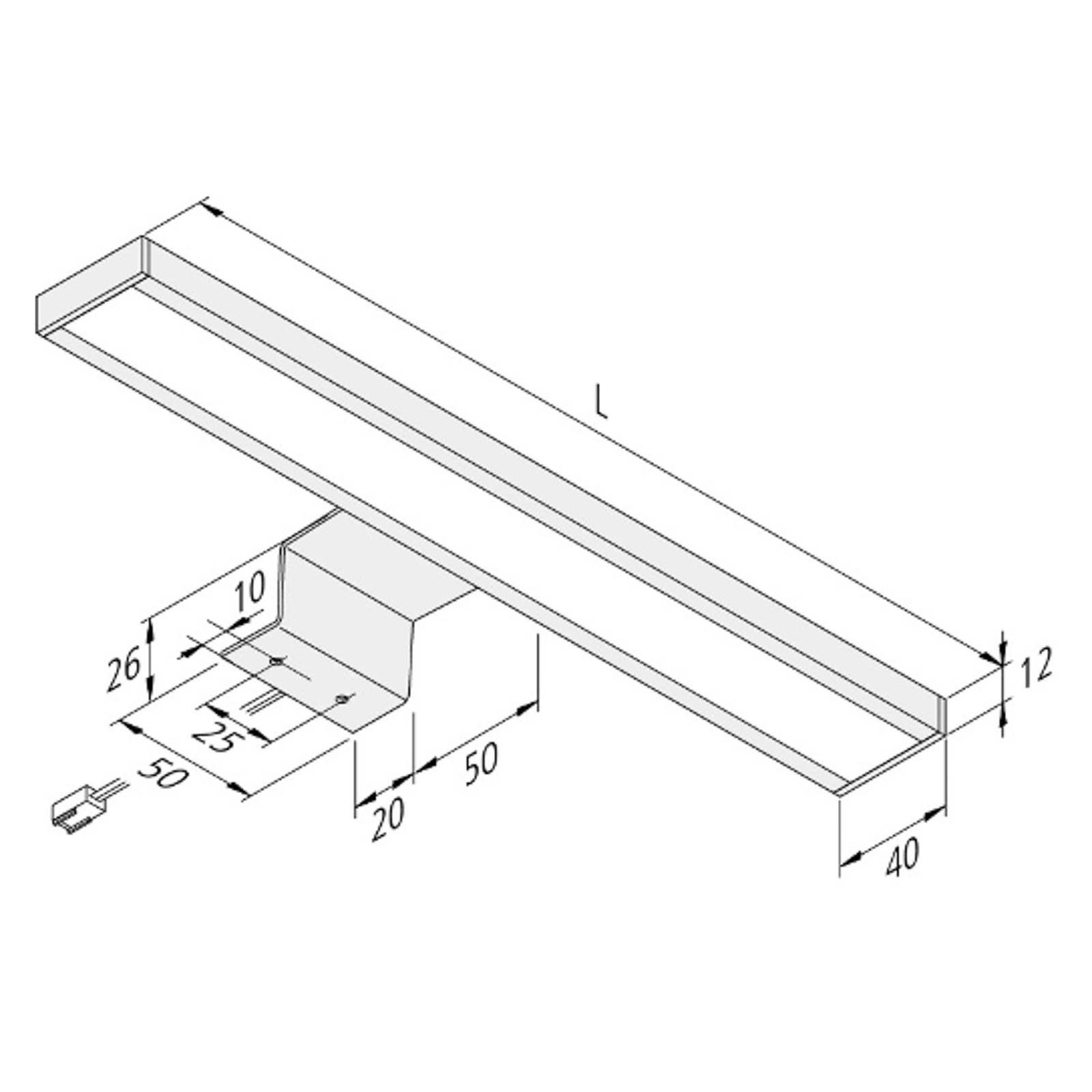 Hera Lampe pour meubles LED Lugano 4.000K