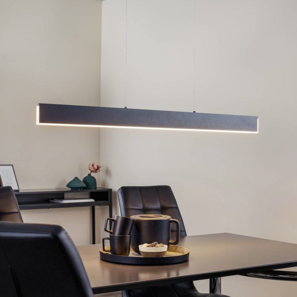 Helestra Nex suspension LED noire mate Helestra