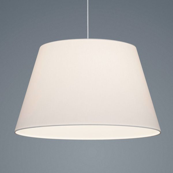Helestra Certo suspension conique 1 lampe blanche Helestra