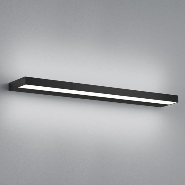 Applique murale LED Helestra Slate, noir mat 60 cm Helestra