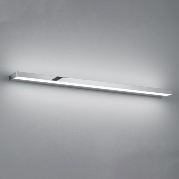 Applique murale LED Helestra Slate, chrome, 90 cm Helestra