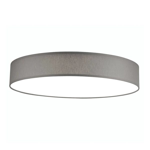 Hufnagel Plafonnier LED Luno XL 3 000 K 60 W gris clair Hufnagel