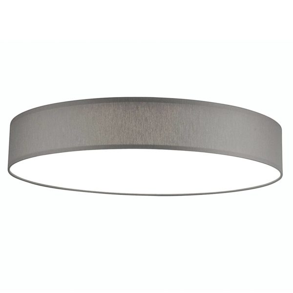 Hufnagel Plafonnier LED Luno XL 3 000 K 100 W gris clair Hufnagel