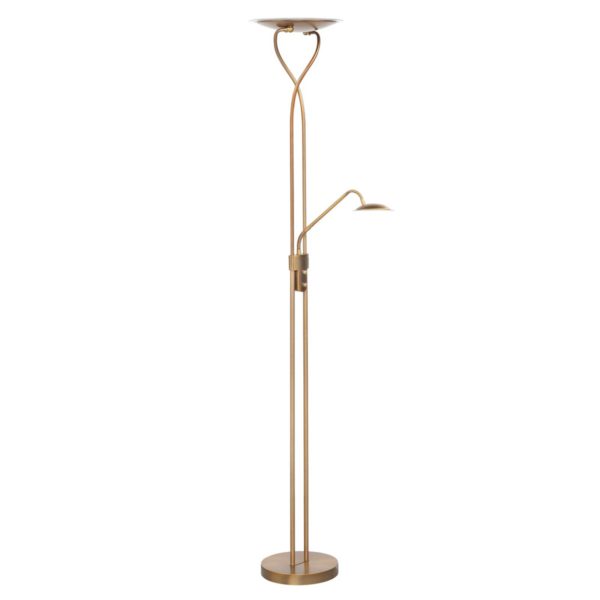 HighLight Empoli - lampadaire indirect LED bronze liseuse Highlight