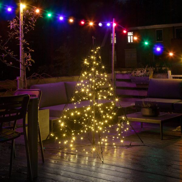 Fairybell sapin de Noël avec mât, 240 LED 150 cm Fairybell