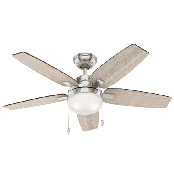 Hunter Arcot ventilateur éclairage gris clair/gris Hunter