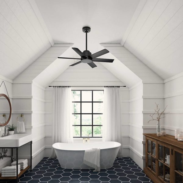Hunter Kennicott ventilateur de plafond, noir mat Hunter