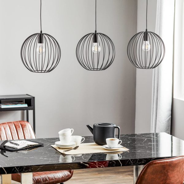 HELam Suspension Cumera trois lampes