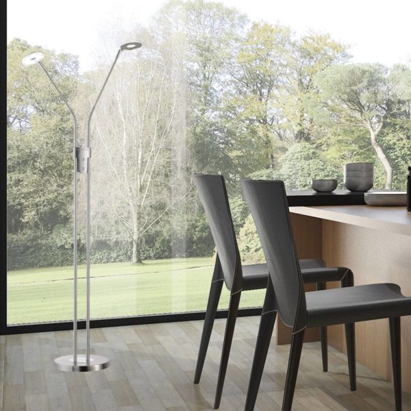 FISCHER & HONSEL Lampe sur pied LED Dent