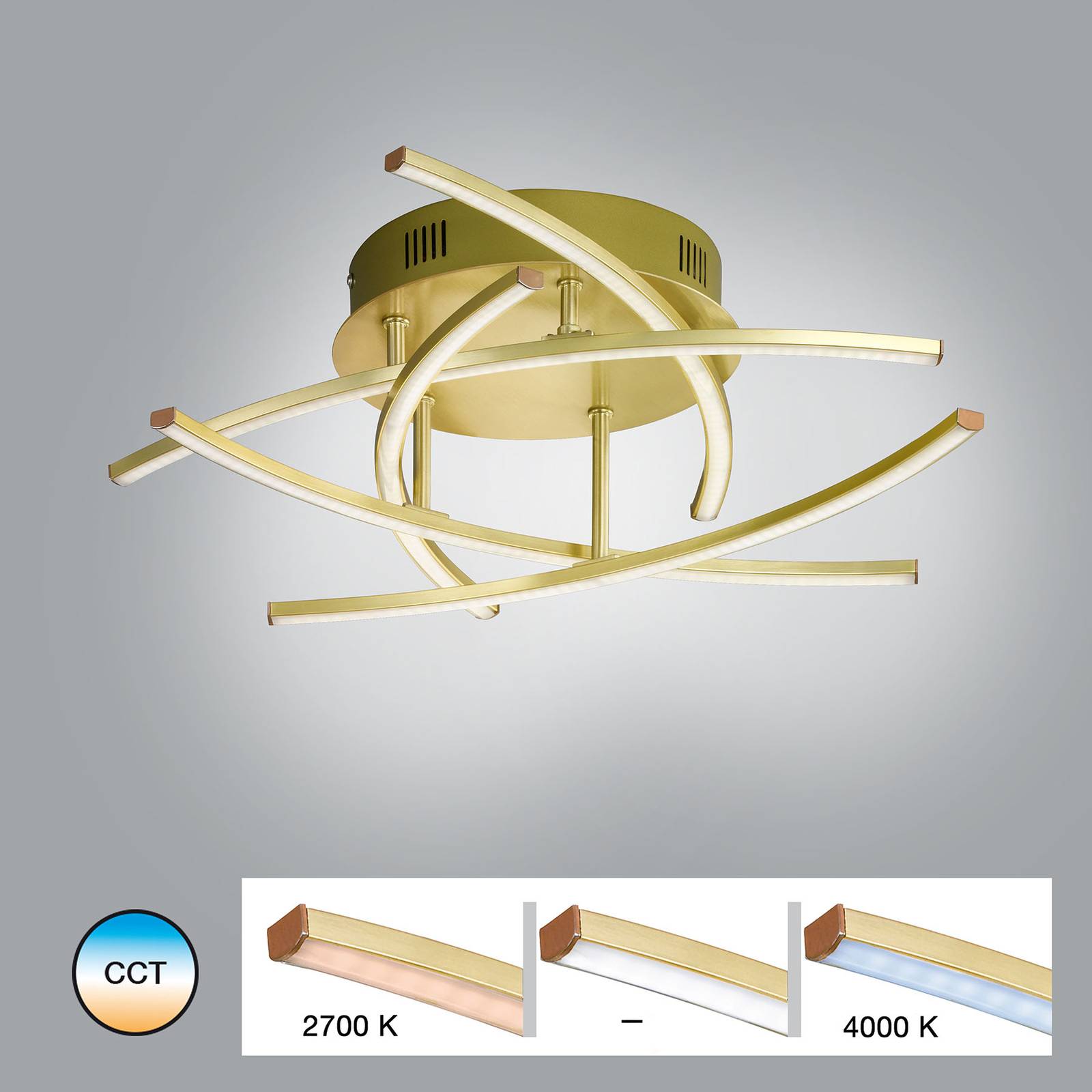 FISCHER & HONSEL Plafonnier LED Cross Tunable White