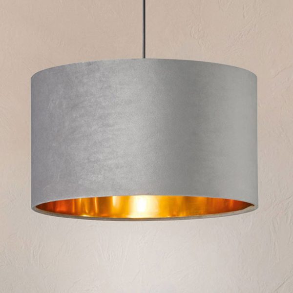 FISCHER & HONSEL Suspension Aura abat-jour velours