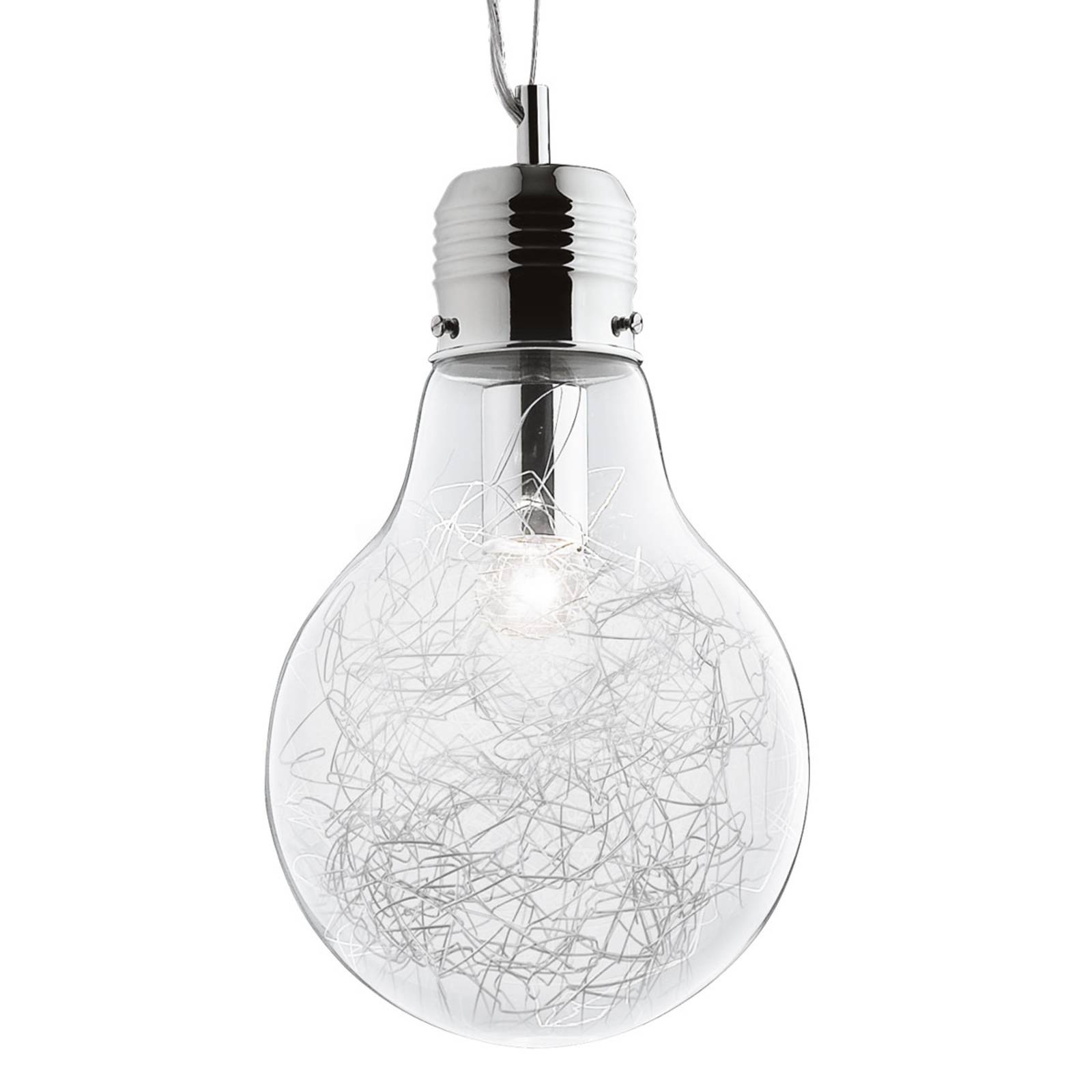 Ideallux Luce Max - Suspension en forme d’ampoule Ideallux