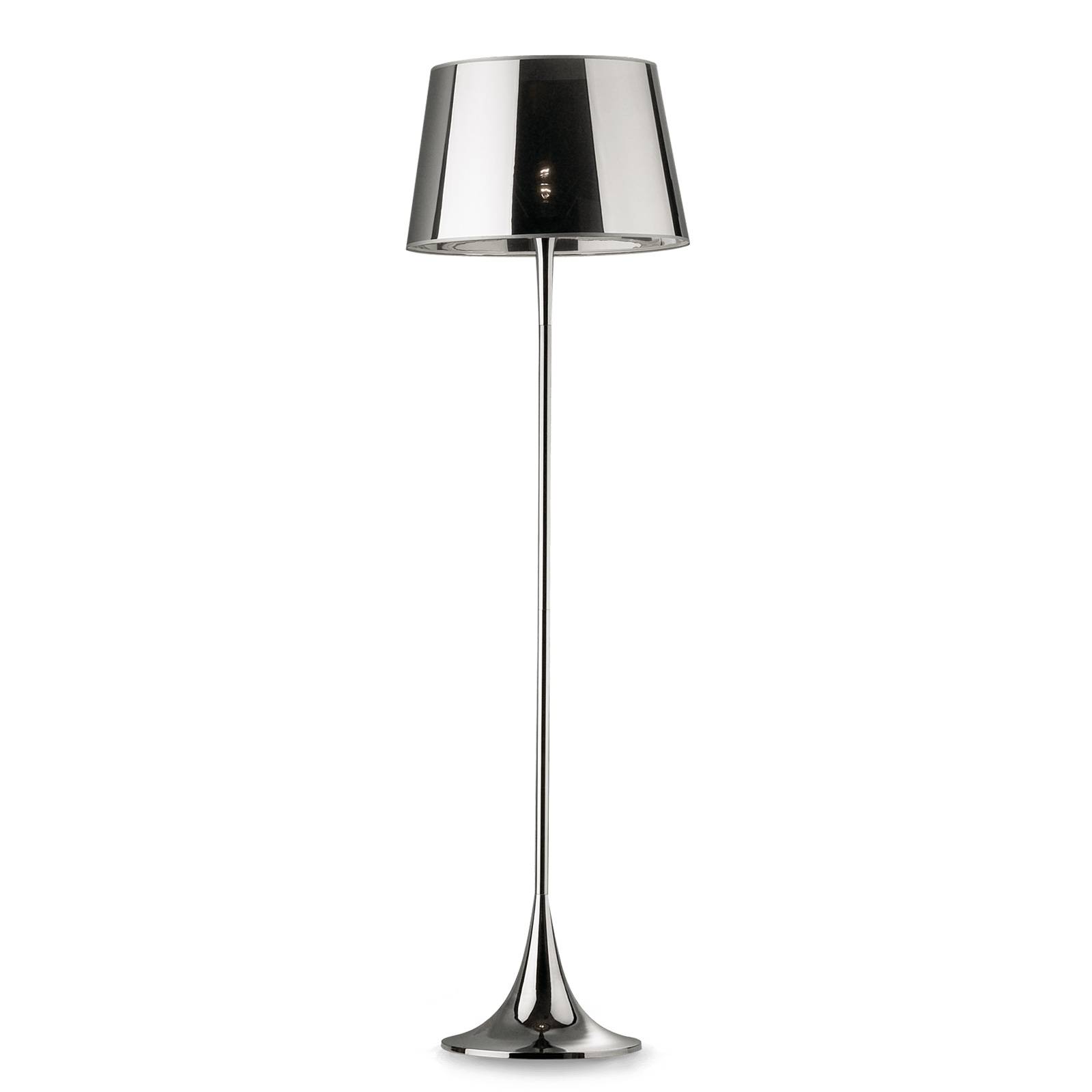 Ideallux Lampadaire London Cromo haut. 174 cm chrome/transp Ideallux