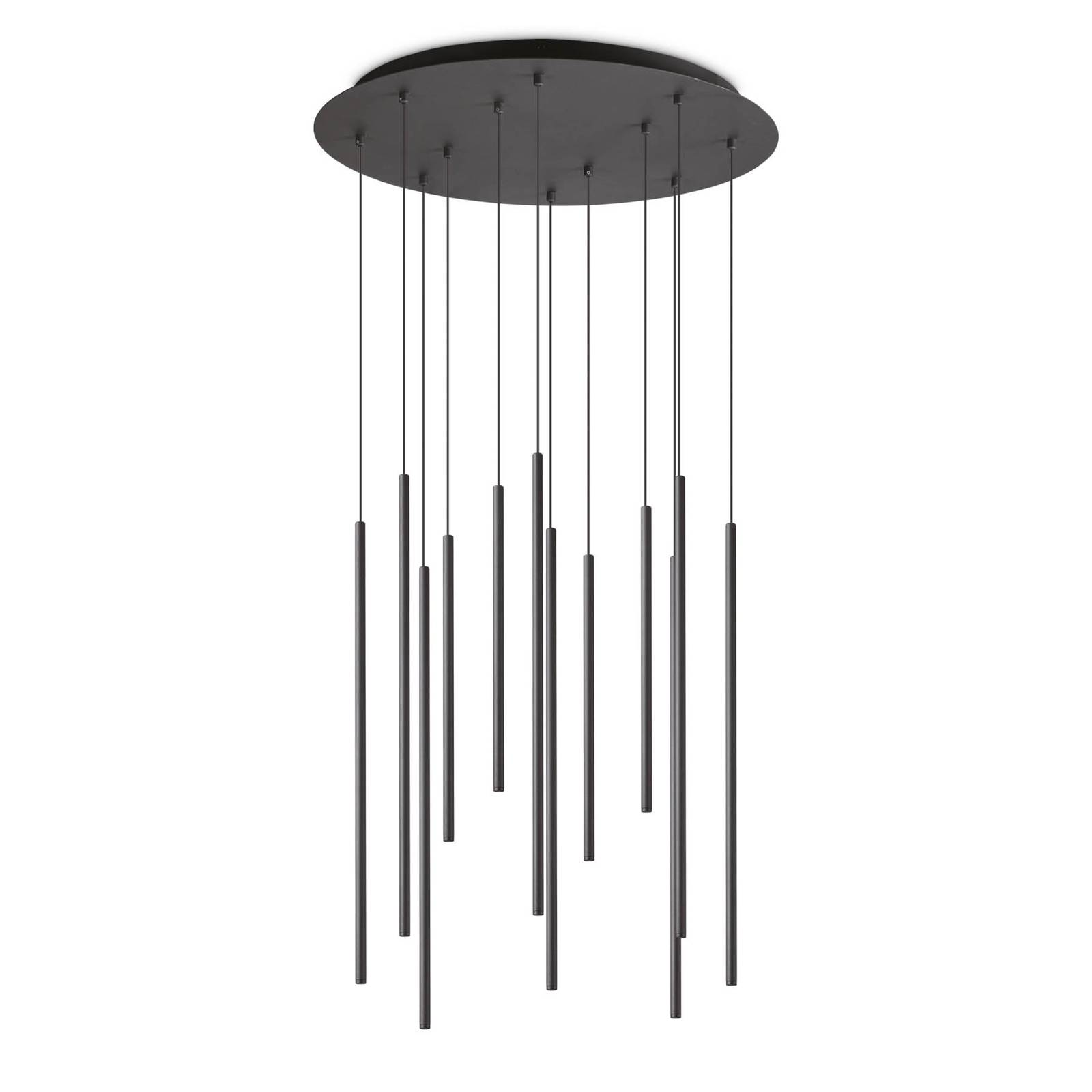 Ideallux Ideal Lux Filo suspension LED douze lampes