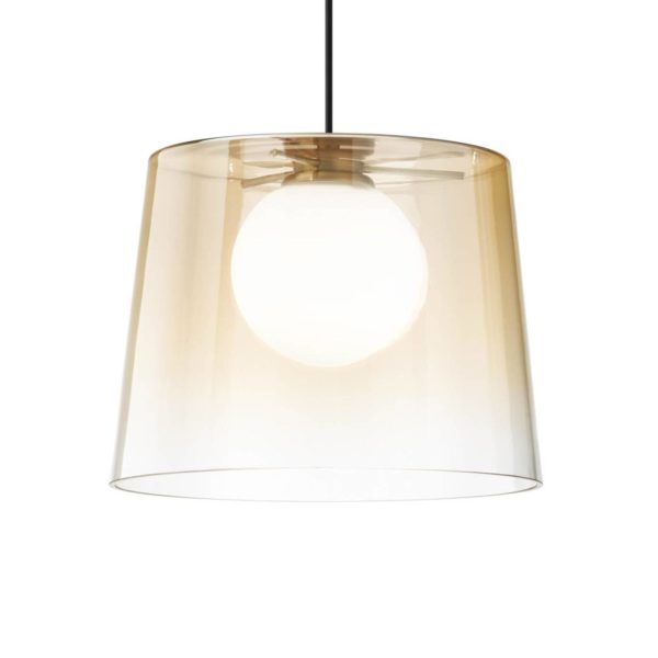 Ideallux Ideal Lux Fade suspension LED ambré-transparent Ideallux