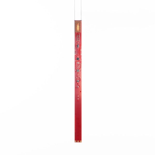 Ingo Maurer Suspension LED de designer One New Flame en rouge Ingo Maurer