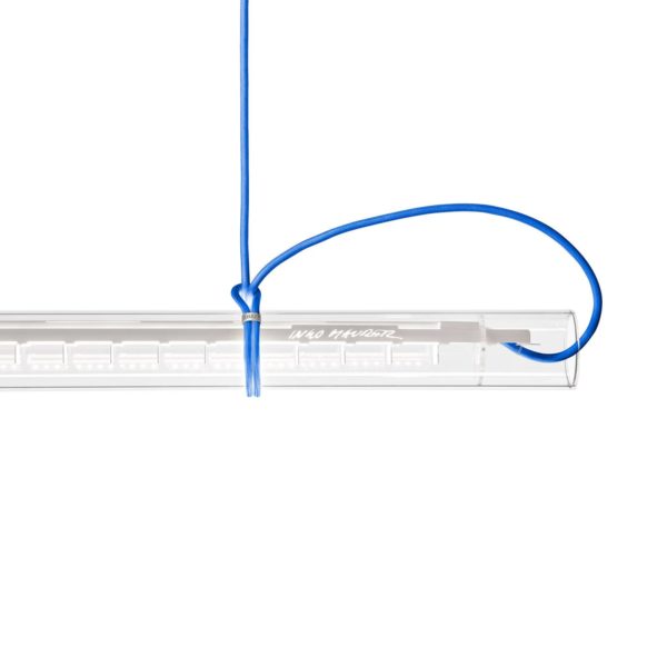 Ingo Maurer Tubular suspension LED, blanche/bleue Ingo Maurer