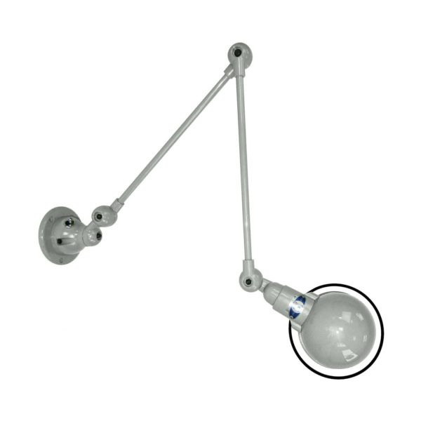 Jieldé Signal SI331 applique double bras argentée Jieldé