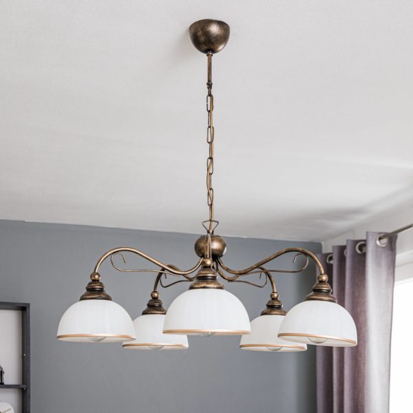 Jupiter Suspension Casale à 5 lampes Jupiter
