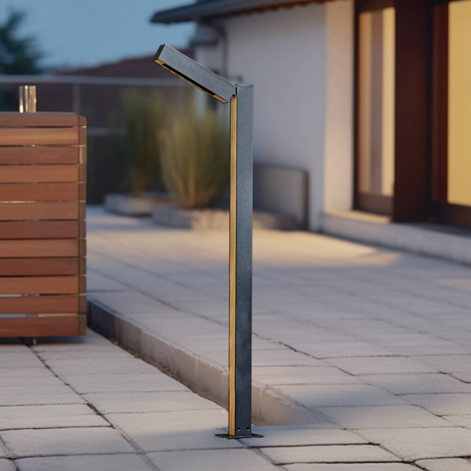 Lucande Taskalin borne LED à 1 lampe