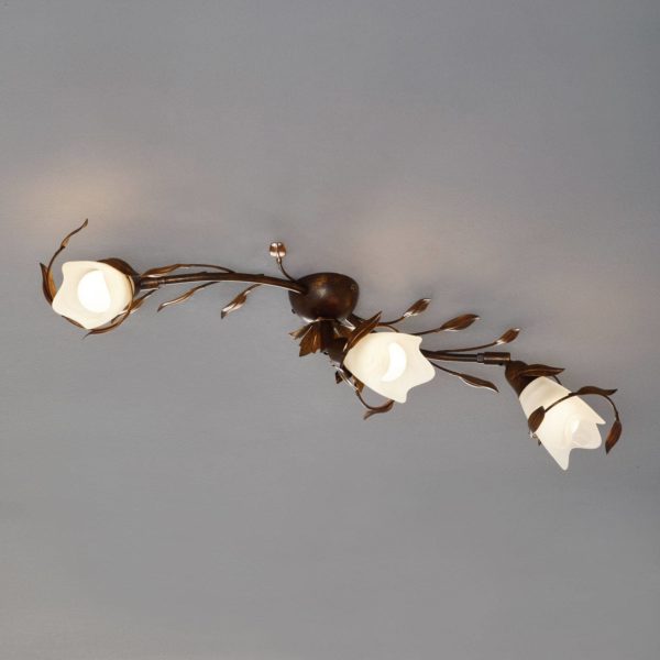 Kögl Plafonnier CAMPANA floral à 3 lampes Kögl