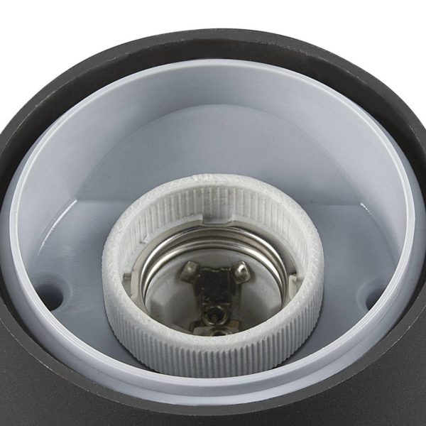SLV Grafit Borne lumineuse anthracite Cylindre 30 cm SLV
