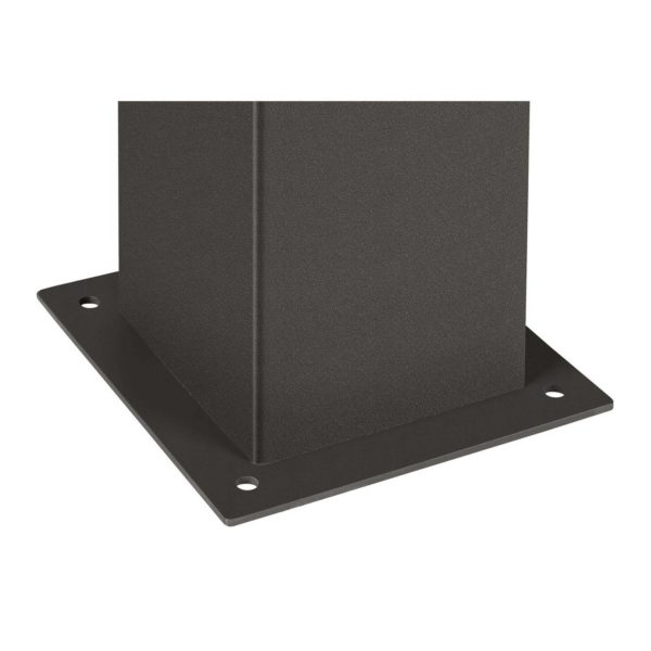 SLV Grafit borne anthracite angulaire