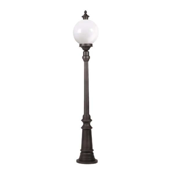 K.S. Verlichting Lampadaire d’extérieur Madeira à 1 lampe anthracite K.S. Verlichting