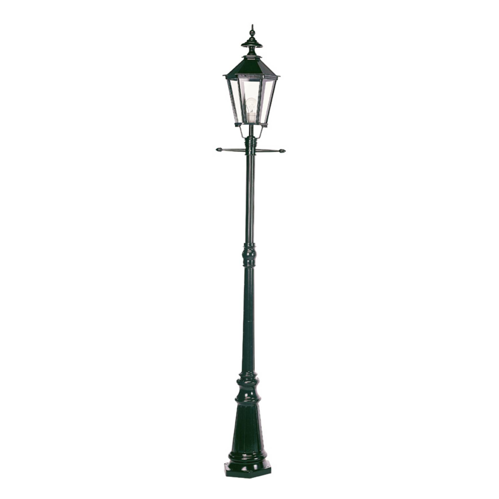 K.S. Verlichting Lampadaire d'extérieur Manchester à 1 lampe noir K.S. Verlichting