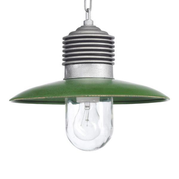 K.S. Verlichting Suspension d'extérieur classique Ampere alu/vert K.S. Verlichting