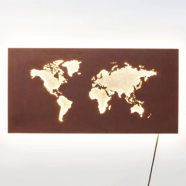 KARE Map applique LED avec câble et prise Kare