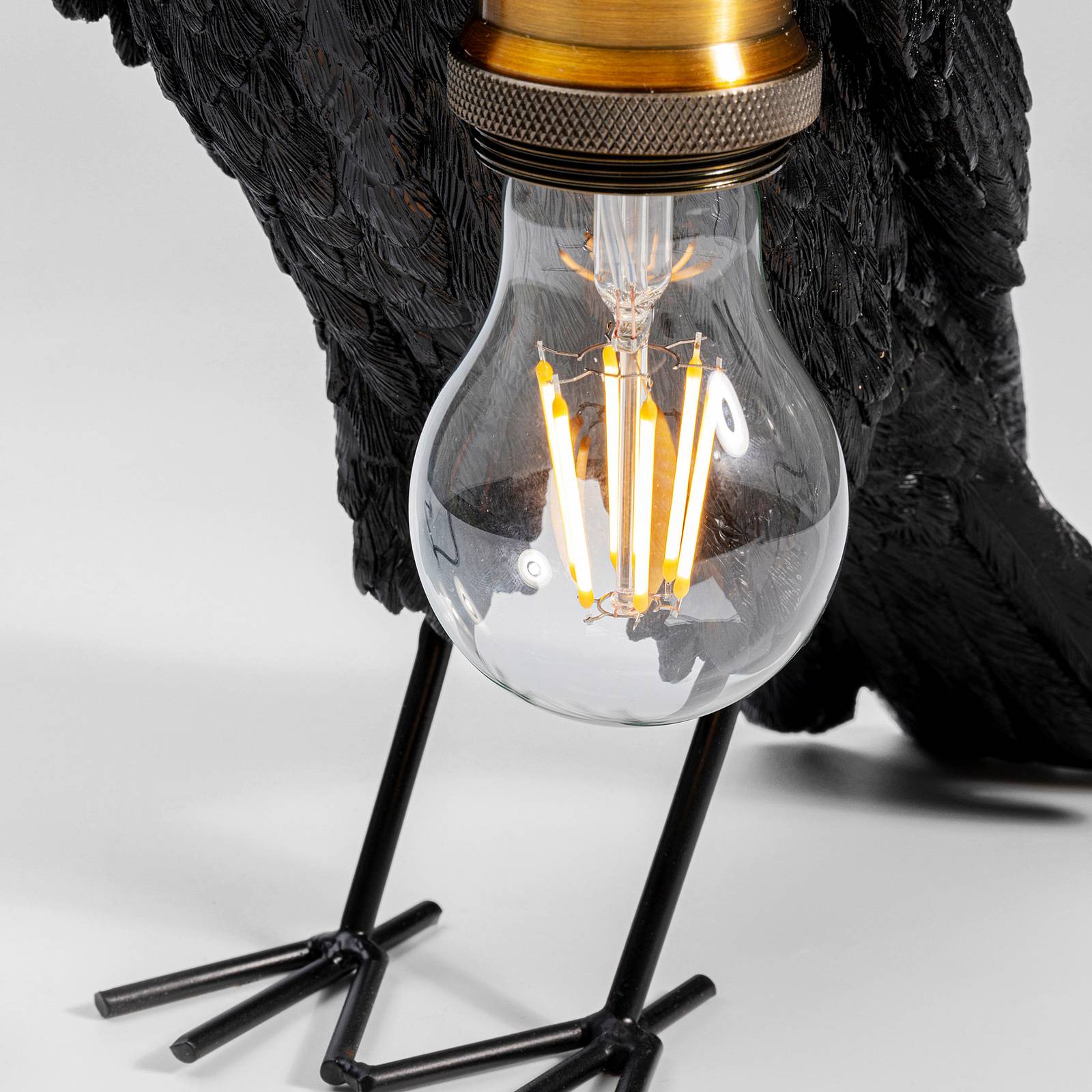 KARE Animal Crow lampe à poser forme de corbeau Kare