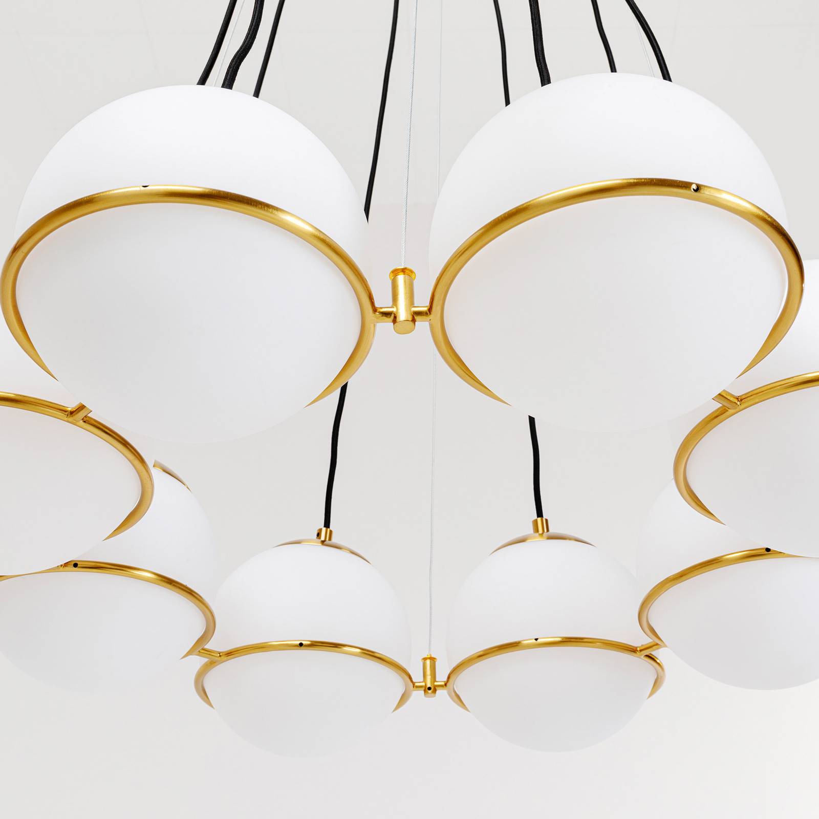 KARE Globes Suspension en or et blanc Kare