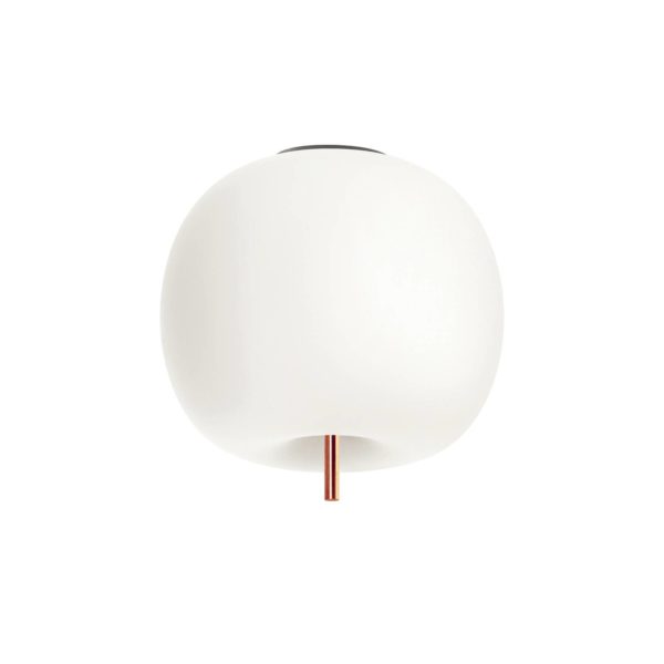 Kundalini Kushi 16 plafonnier, Ø 16 cm, cuivre Kundalini