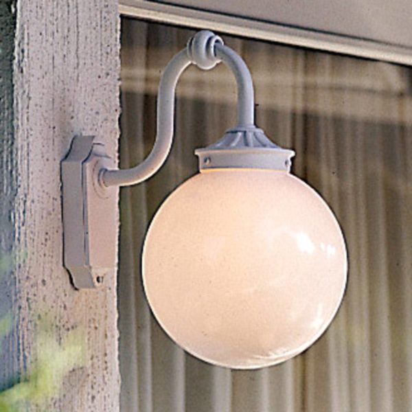 Konstsmide Applique d'extérieur stylée Arcturus blanc Konstsmide