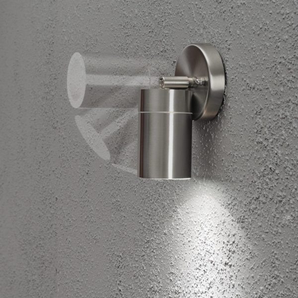 Konstsmide Applique d'extérieur flexible New Modena en inox Konstsmide