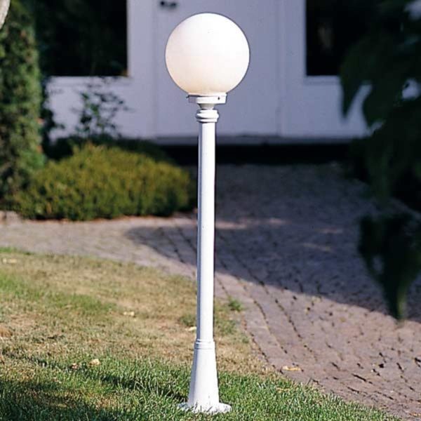 Konstsmide Jolie borne lumineuse Arcturus en blanc Konstsmide